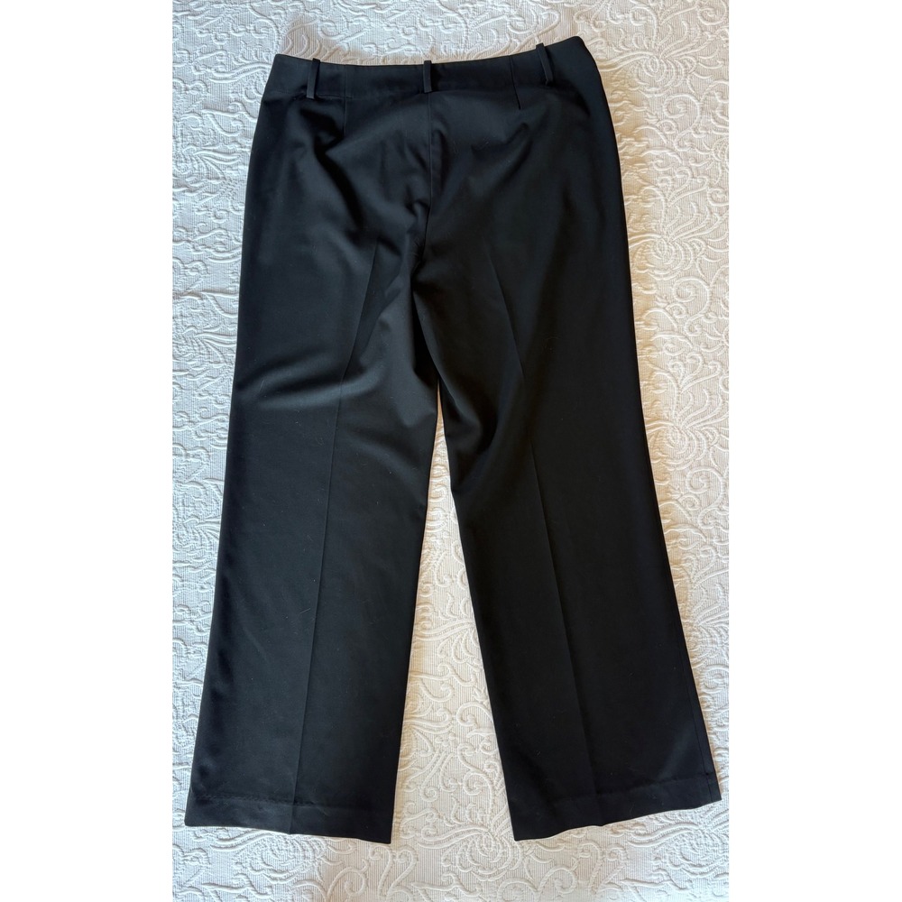 Lauren Ralph Lauren Sanderson Career Black Dress Pants Women‎ 12 Straight Leg - Picture 4 of 9
